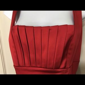 Stunning Deep Red Calvin Klein cocktail formal